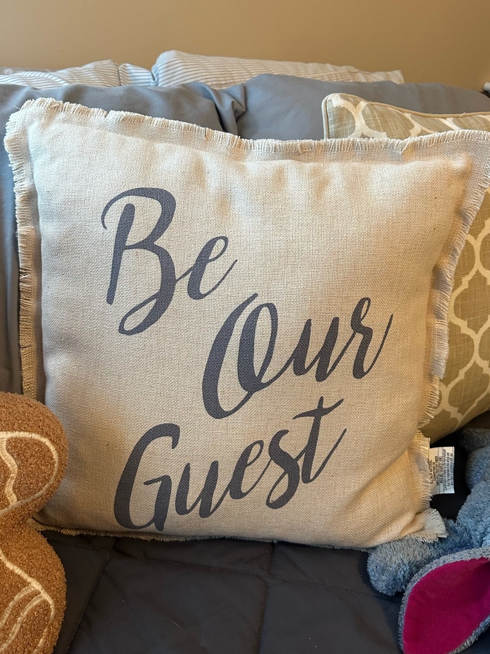 Be Our Guest Decorative Throw Pillow
